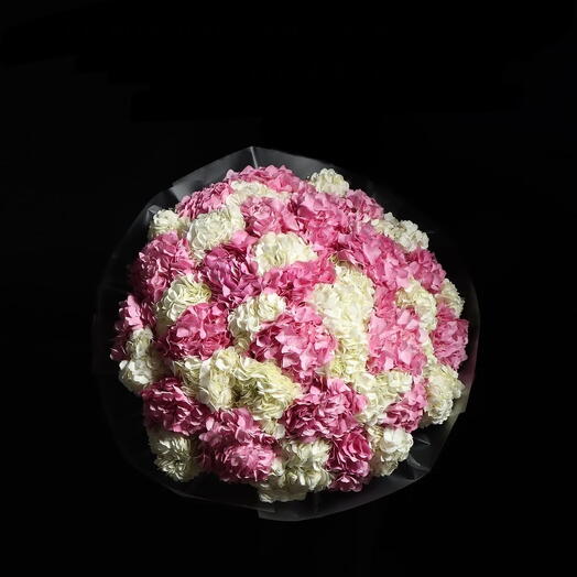 Смешанный букет из гортензий