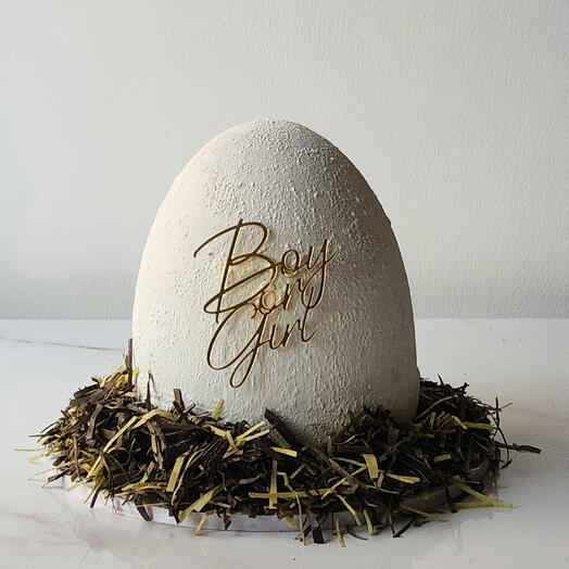 كعكة لحفل كشف النوع. بنت