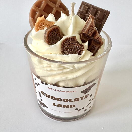 Свеча в банке Chocolate Land - 220 мл