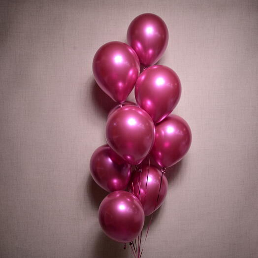 Globo rosa fucsia (set de 11) 6209