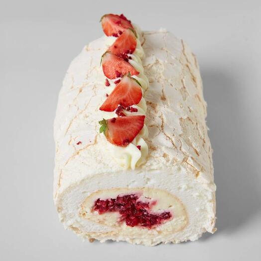 Meringue Roll (mango, strawberry, choice of flavor.)