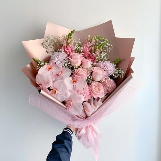 Blush Orchid   Snapdragon Bloom