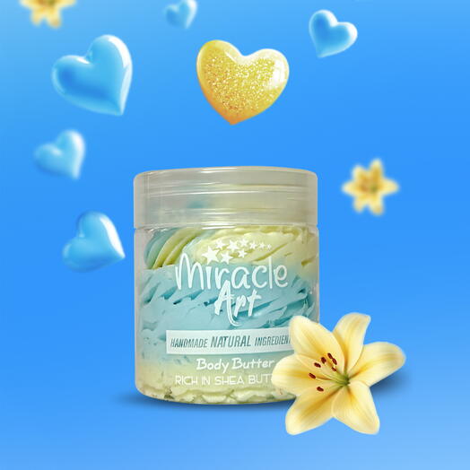 Miracle Art Body Butter - Lily Blossom scent - Natural Ingredients