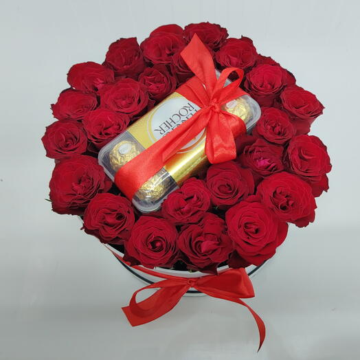 Valentine Beauty Box Arrangement 01