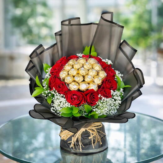 Rose   Ferrero Bouquet
