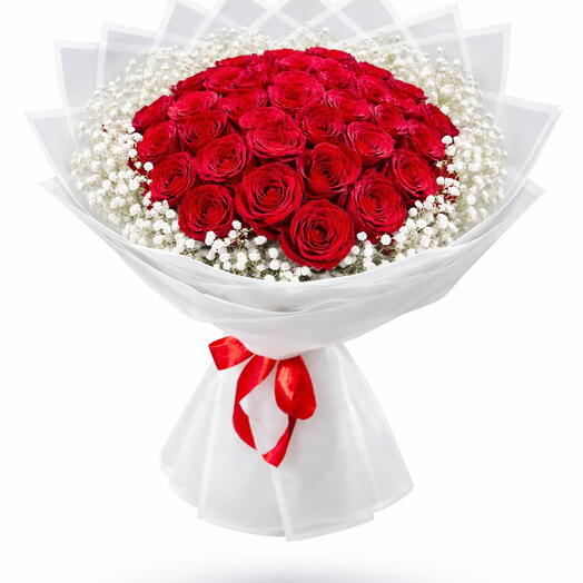 Luxury Red Roses Bouquet | Premium Flower Bouquet