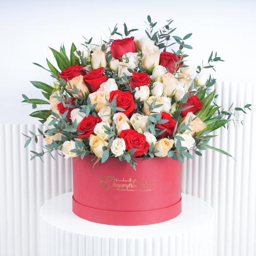 Caja de Rosas Siempre en Flor