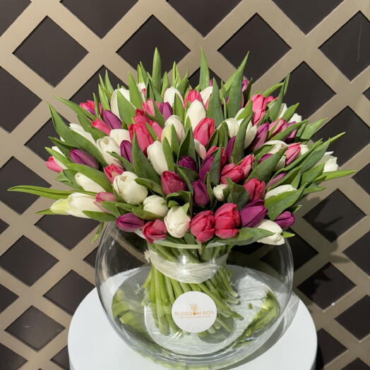 100 Mix Tulips