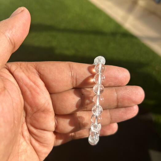 Natural Clear Quartz (Spatik) Bracelet