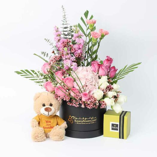 True Wishes Flower Box Hamper