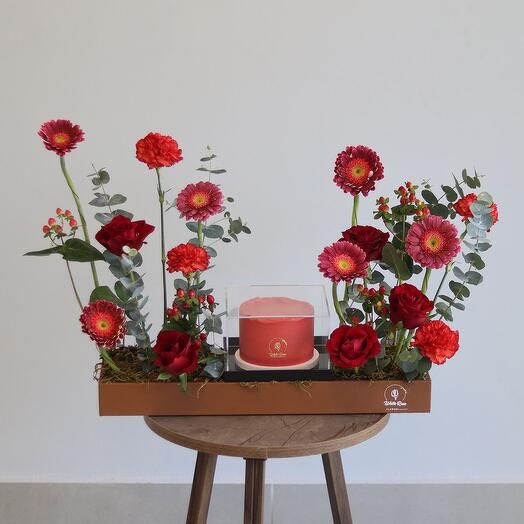 Valentine Cake long Box