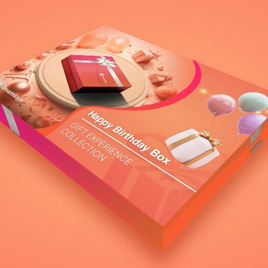 Подарочная коробка «С днём рождения»