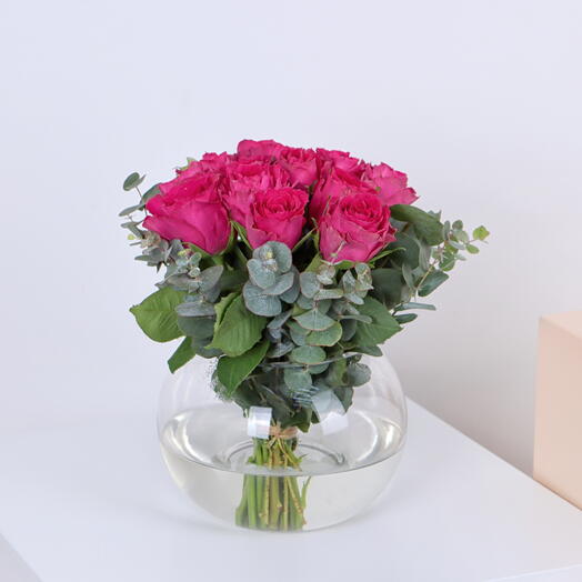 Albóndiga de pescado fucsia