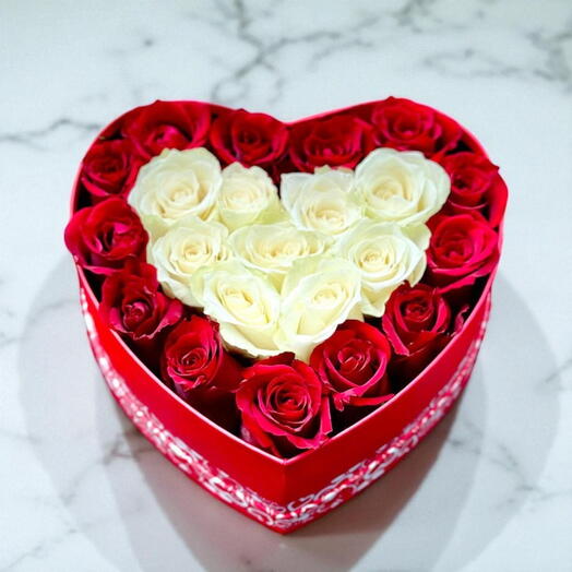 Queen and king heart