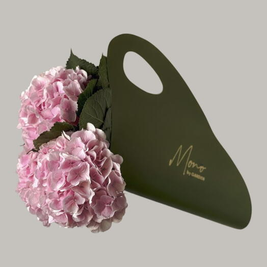 Pink hydrangea (3 pcs)