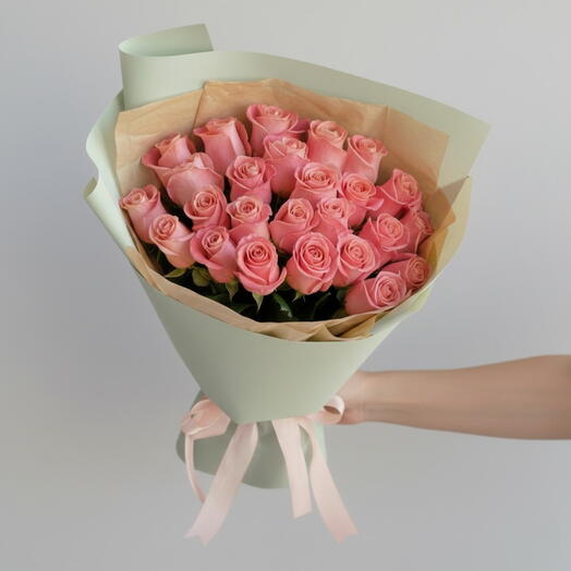 25 роз Revival Pink