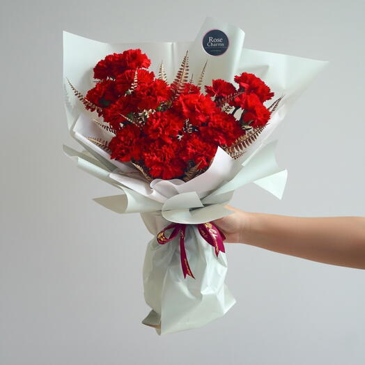Crimson Bloom Bouquet
