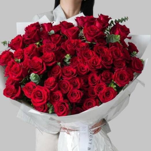 151 Accent lumineux _ Bouquet de roses rouges Saint-Valentin