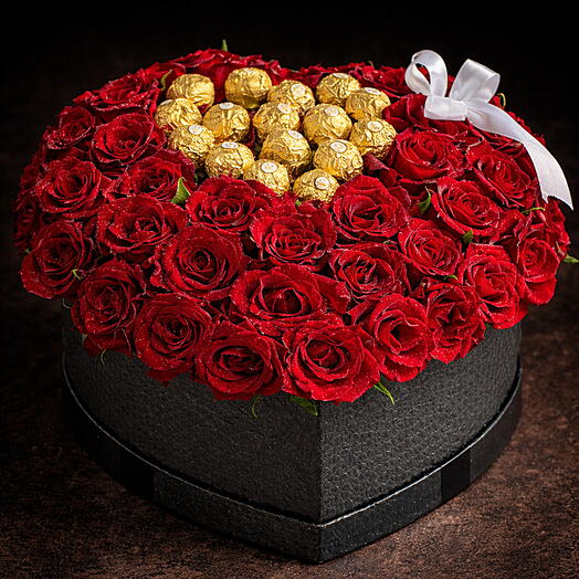 Golden Heart – Red Roses   Ferrero