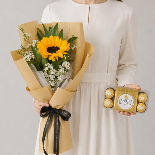 Sourire Ensoleillé Tournesol   Collection de Chocolats
