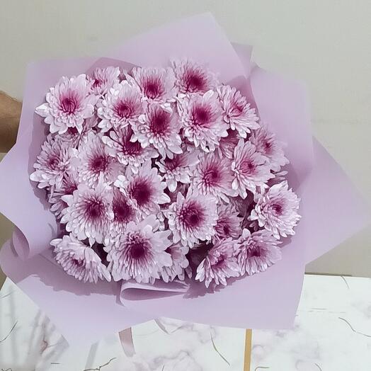 Purple Chrysanthemum Bouquet
