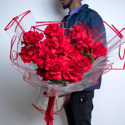 Ramo de 19 rosas rojas - 1486