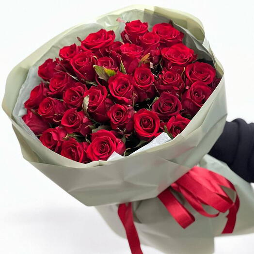 ВЕЧНЫЕ КРАСНЫЕ РОЗЫ В БУКЕТЕ