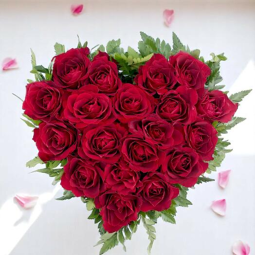 Heart of roses