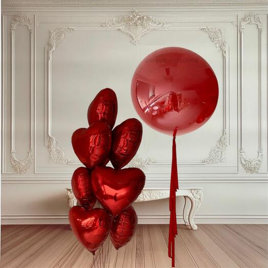 Набор воздушных шаров Love