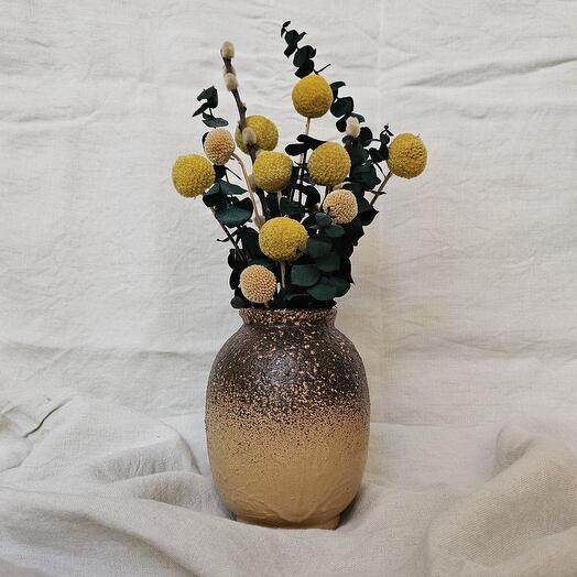 Mini Dried Flower Mix yellow