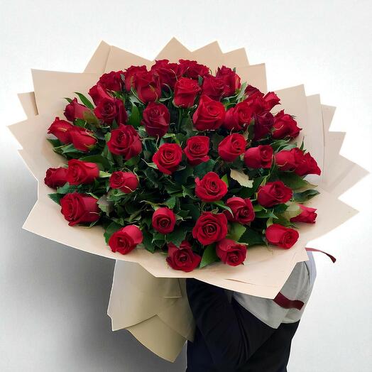 41 красная роза