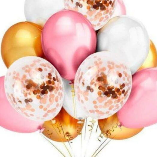 Set of Pink and Gold