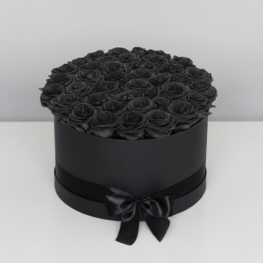 Black Velvet – Caja de 41 rosas