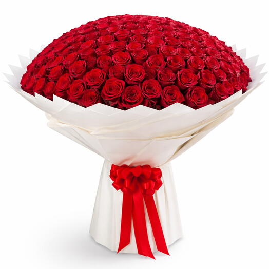 Luxury red roses bouquet - 301pcs