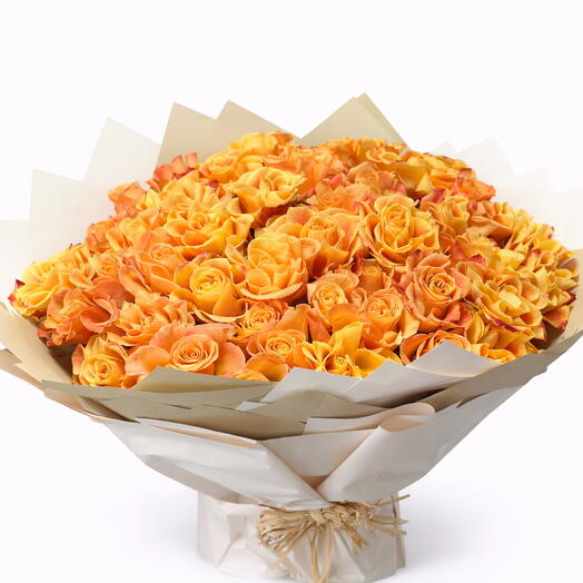 Bright Yellow Rose Bouquet