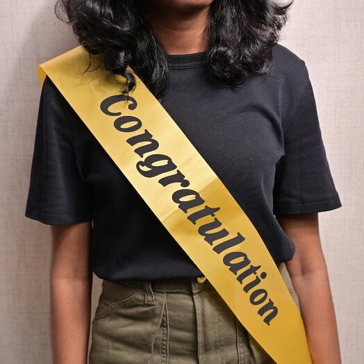 Congratulation Sash-4 6731