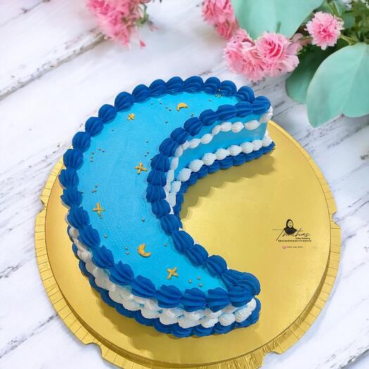 Eid crescent Cake