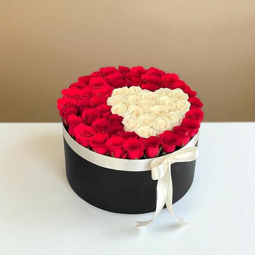 Сердце в красном