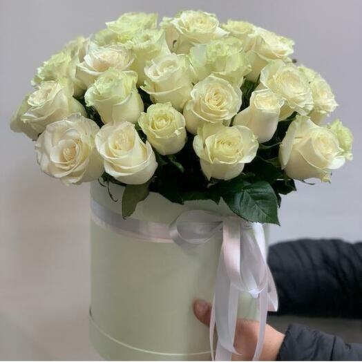 White rose box
