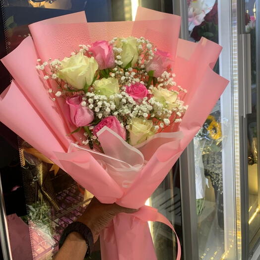 Розовый букет 4