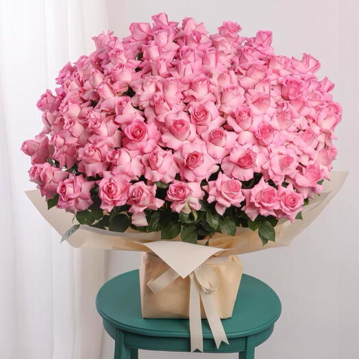 Babe- Pink Rose Bouquet(large)