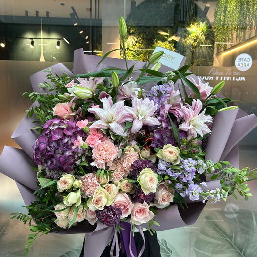 Bouquet "Sunset in the palms"