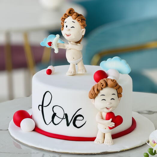 Cupid Valentine Cake