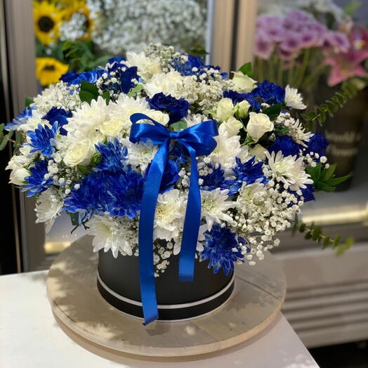 Премиальная синяя коробка