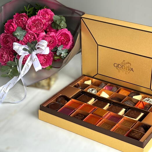 She Will Never Forget This. Godiva   Peonies