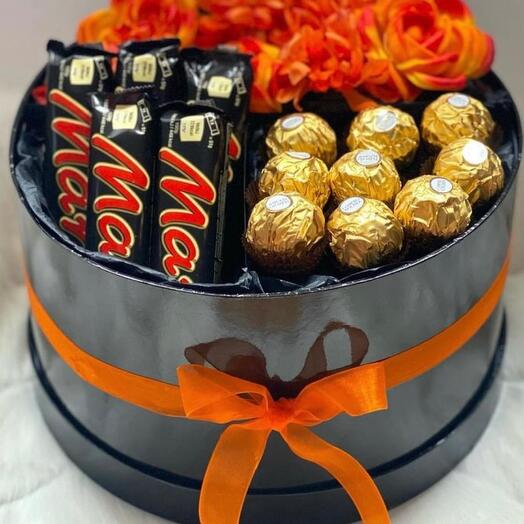 Flowers Ferreros   Mars in a box