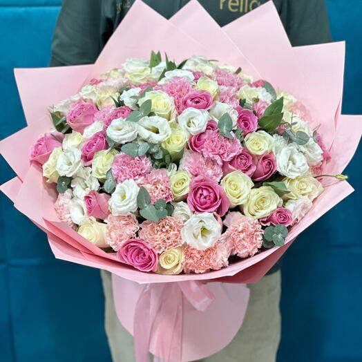 Большой сборный букет-1327