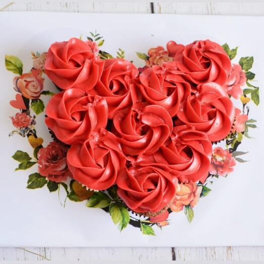 Красное сердце