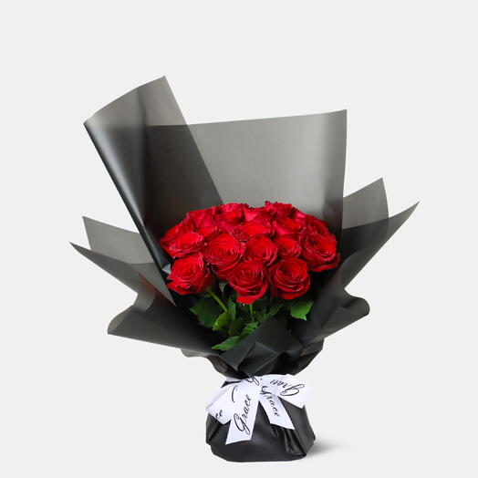 Petit bouquet de roses rouges