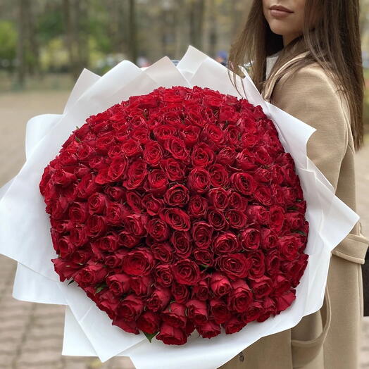 101 Luxurious Red Rose Gift Bouquet For |Girlfriend | Wife | Anniversary| Birthday |